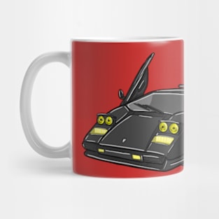 Black Lamborghini Mug